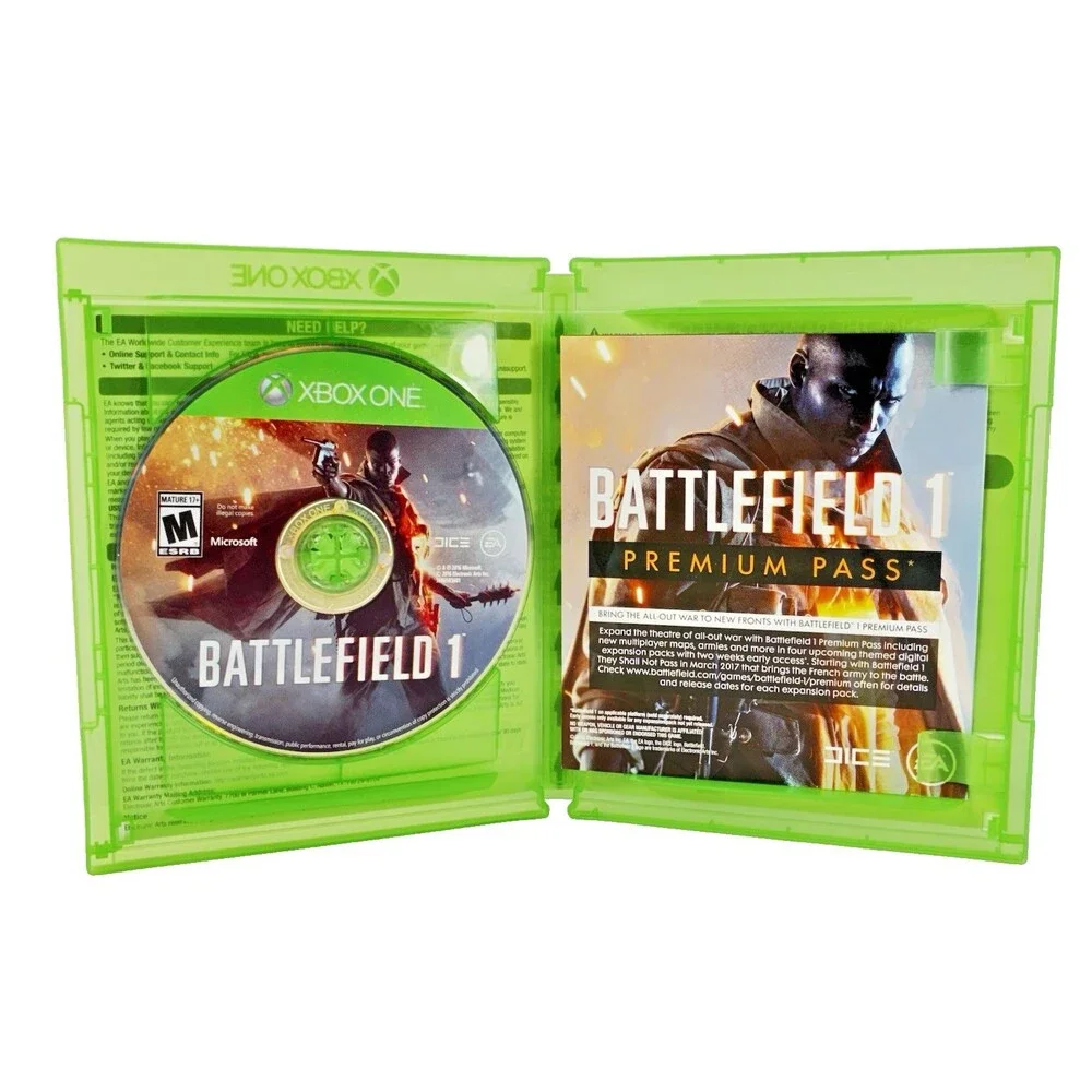 Battlefield 1 Microsoft Xbox One EA DICE with Insert Tested